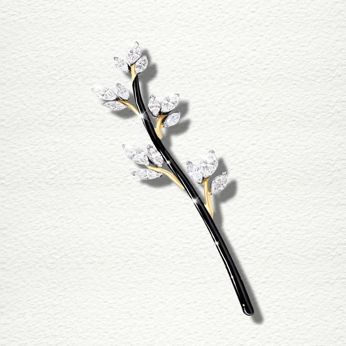 Broche "Ophélia"