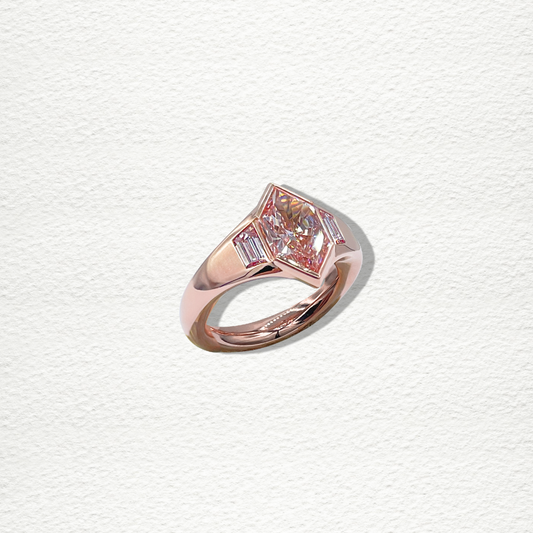 Bague "Pink Eden"