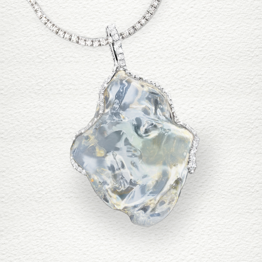 Pendentif "Bubble" & Collier "Ruisseau"
