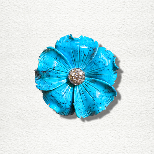 Broche "Blue Melancholy"