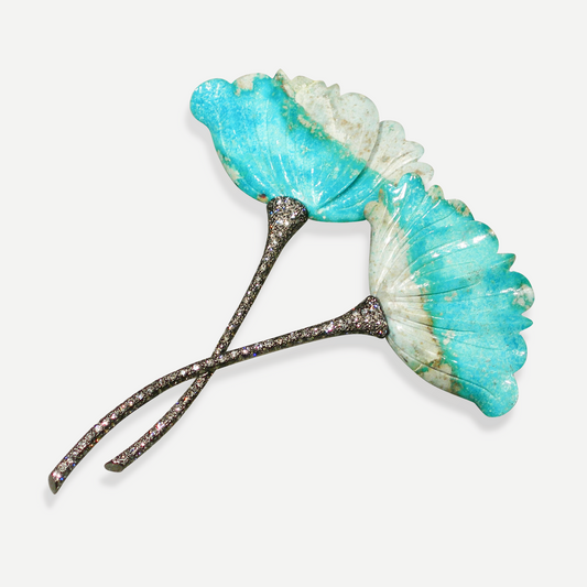 Broche "Eau Bleue" - Héritage