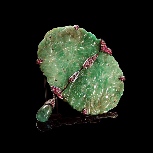 Broche "Menthe" - Héritage